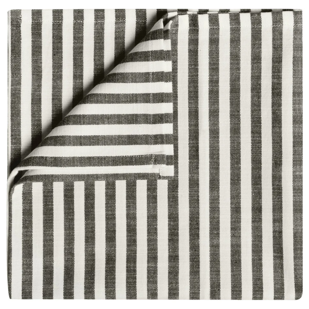 6x ERWIN M. Tovagliolo Glava; 50x50 cm (LxL); bianco crema/antracite; 6 pz. / Pacco