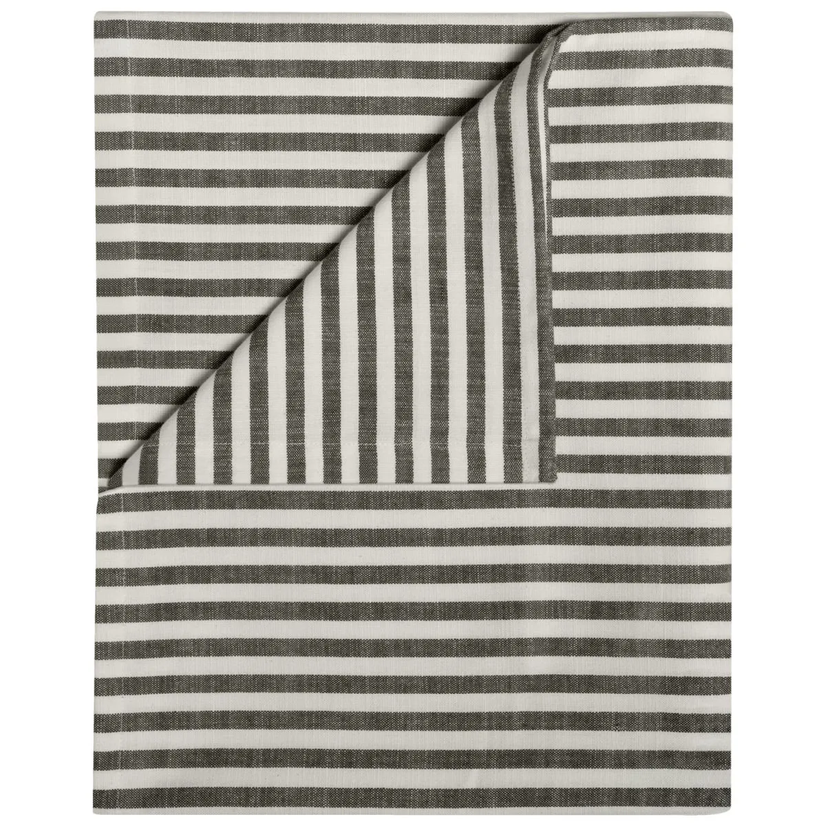 ERWIN M. Tovaglia Glava; 100x100 cm (LxL); bianco crema/antracite; quadrata