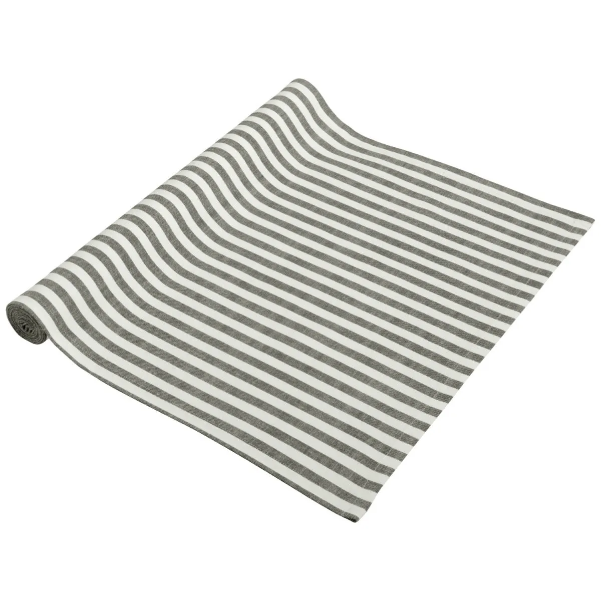 ERWIN M. Runner tavola Glava; 40x120 cm (LxL); bianco crema/antracite
