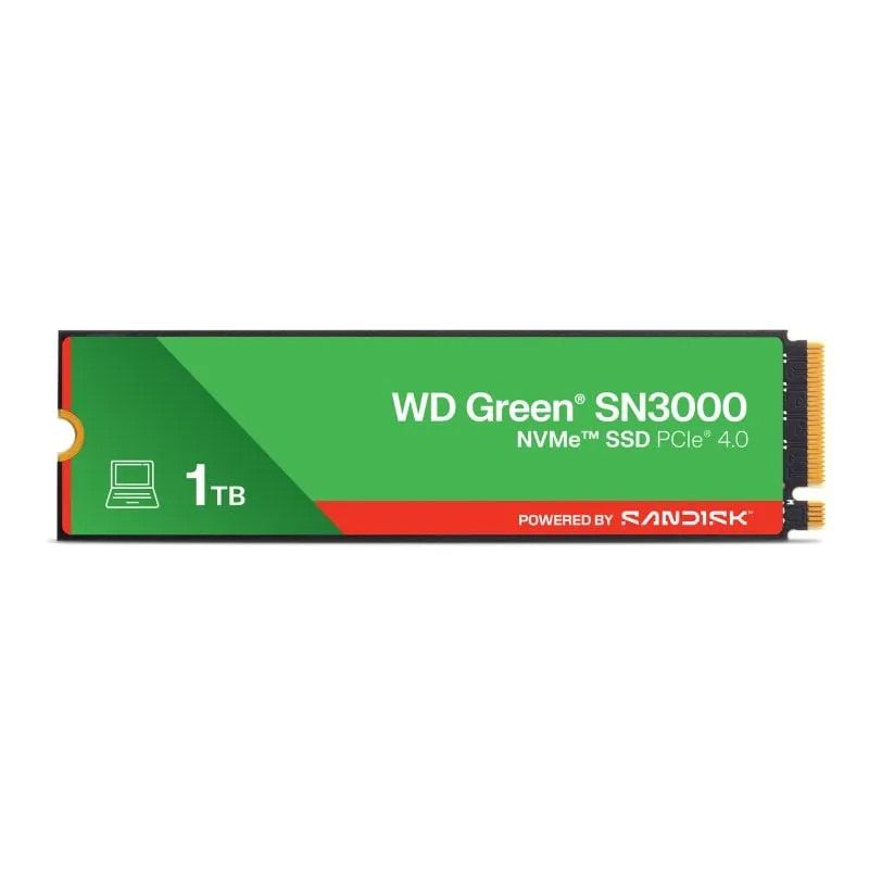SanDisk SN3000 1,02 TB M.2 PCI Express 4.0 NVMe QLC 3D NAND