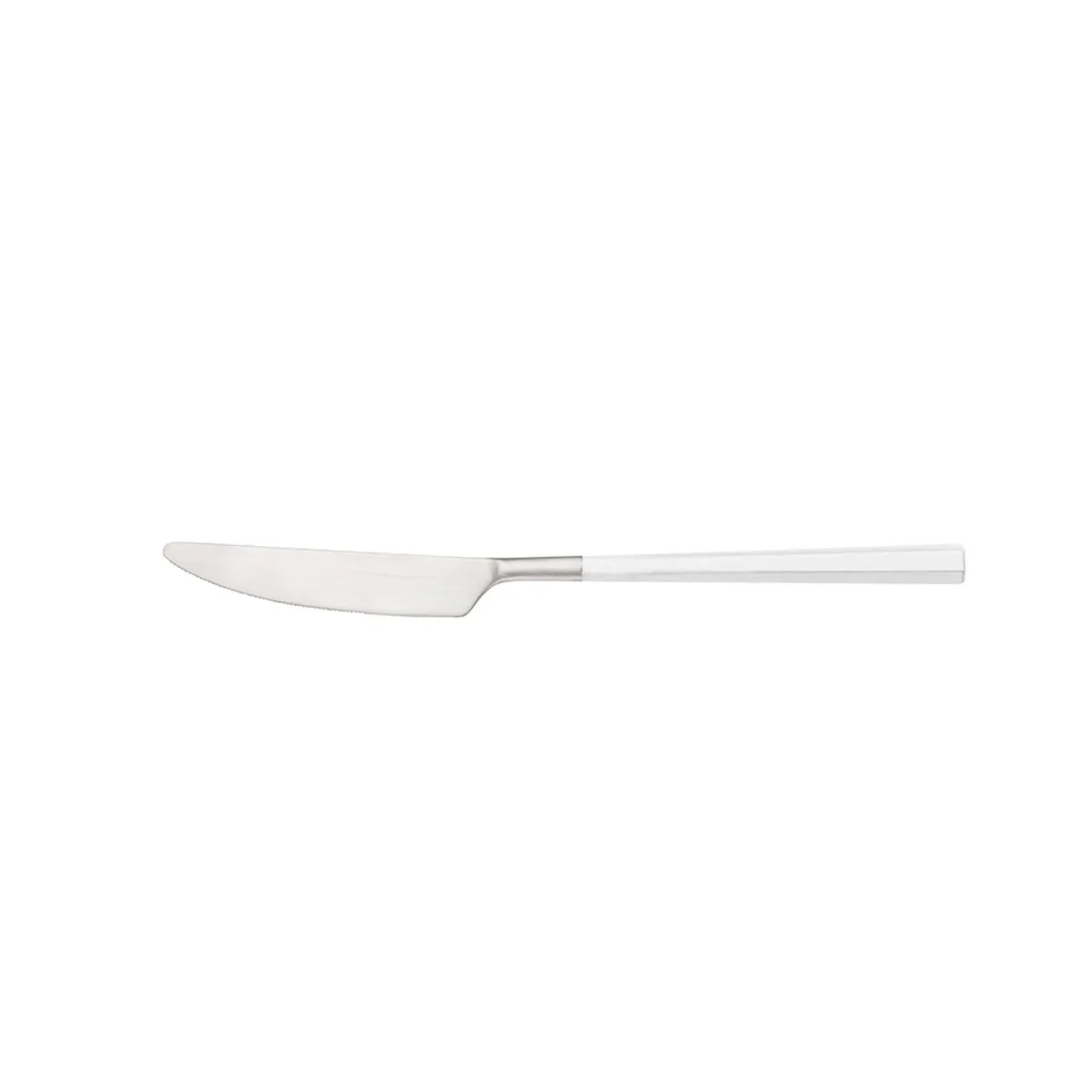 12x Pintinox Coltello da dessert HIVE Satin Forgiato manico ABS Azzurro; 19.7 cm (L); bianco; 12 pz. / Pacco