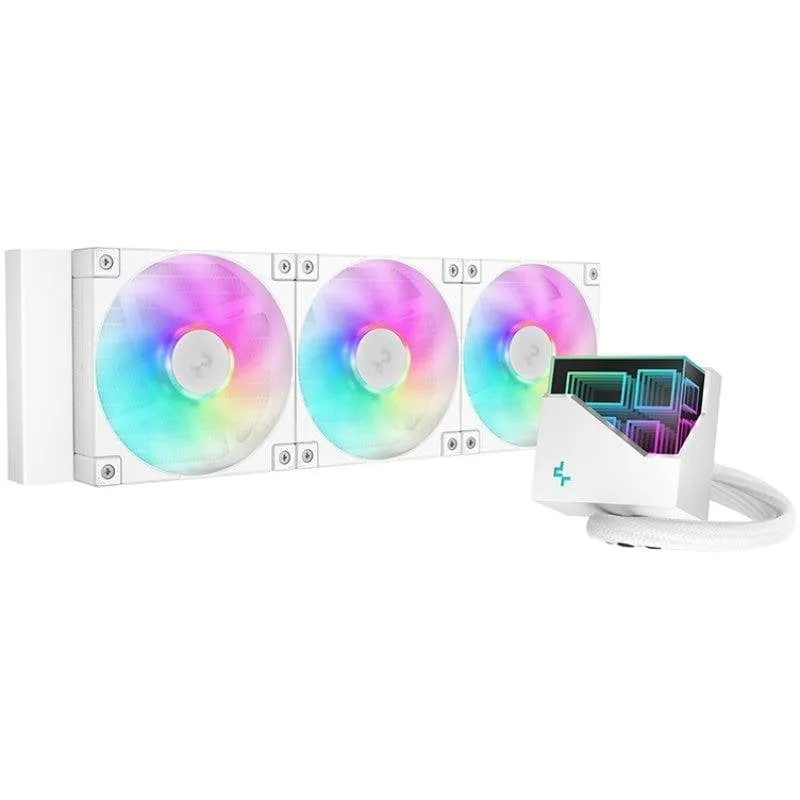 Refrigerazione Liquida Deepcool LT360 White ARGB 360mm 3 Ventole