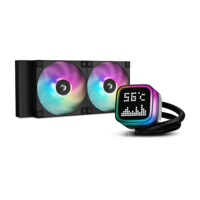 Refrigerazione Liquida Deepcool LP240 240mm 2 Ventole ARGB Display LCD