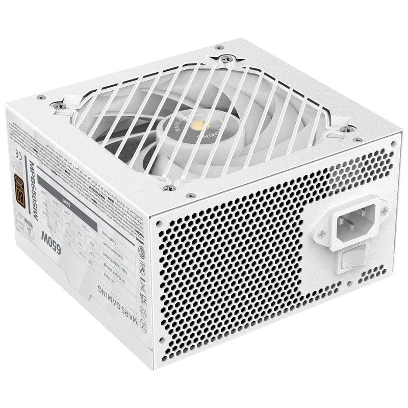 Mars Gaming Mpb650si Alimentatore Atx 650w 7 anni di garanzia 80plus Bronze 90% Bianco