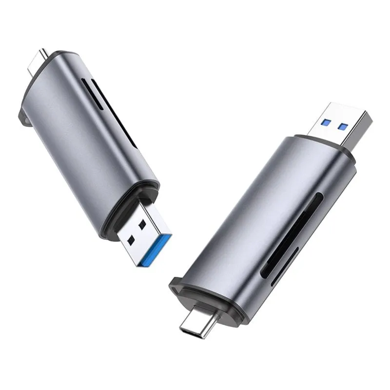 Ugreen 50706 lettore di schede USB/Micro-USB Argento
