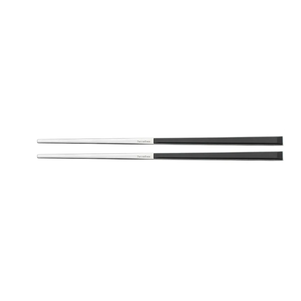 12x Pintinox Bacchette SUSHI PRO Satin manico ABS Nero; 22 cm (L); nero; 12 pz. / Pacco