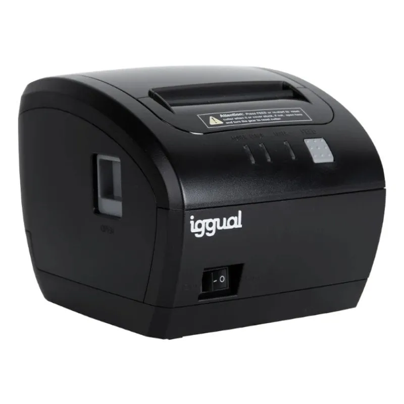 iggual TP EASY 80 Stampante Termica Biglietti USB+RJ11 WiFi Nero