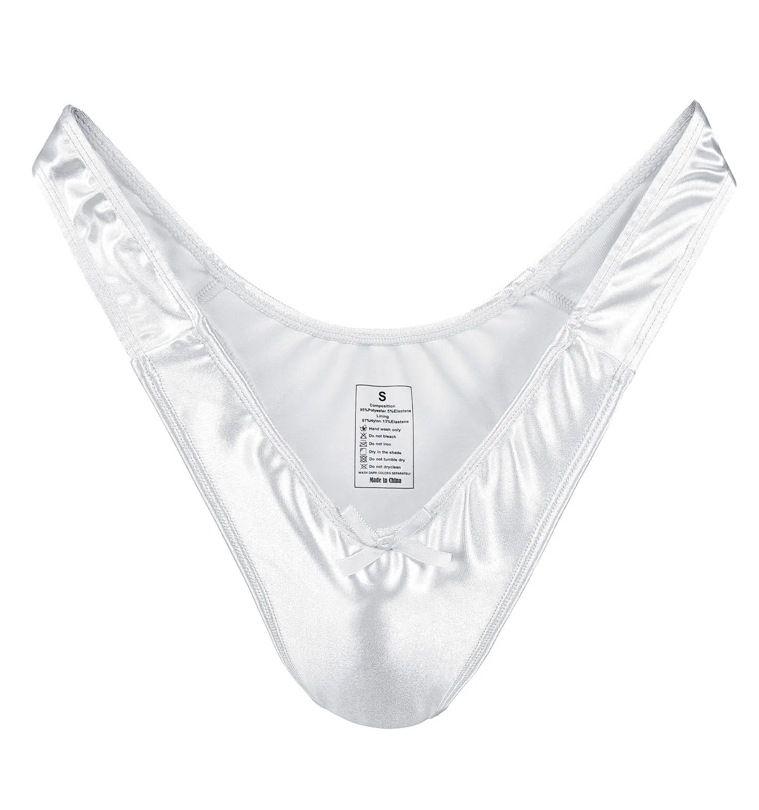 Landofgenie - Mutandine con Gaff per Crossdresser, Mutandine Modellate e Nascoste per Transgender, Bianco, 3XL