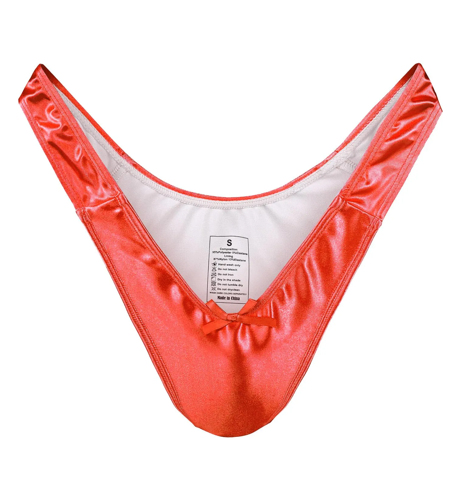 Landofgenie - Mutandine tucking gaff per crossdresser, mutandine modellant, per nascondere mutandine a zoccolo di cammello, biancheria intima, mutandine per transgender, Rosso, S
