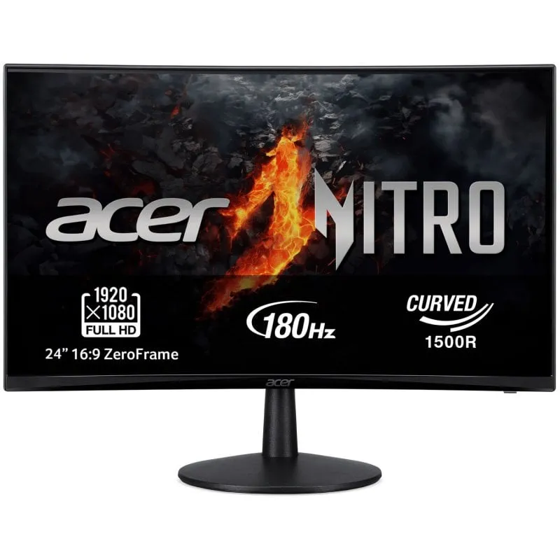 Acer NITRO ED240QS3bmiipx 23,6" LED VA FullHD 180Hz FreeSync Altoparlanti curvi di alta qualità