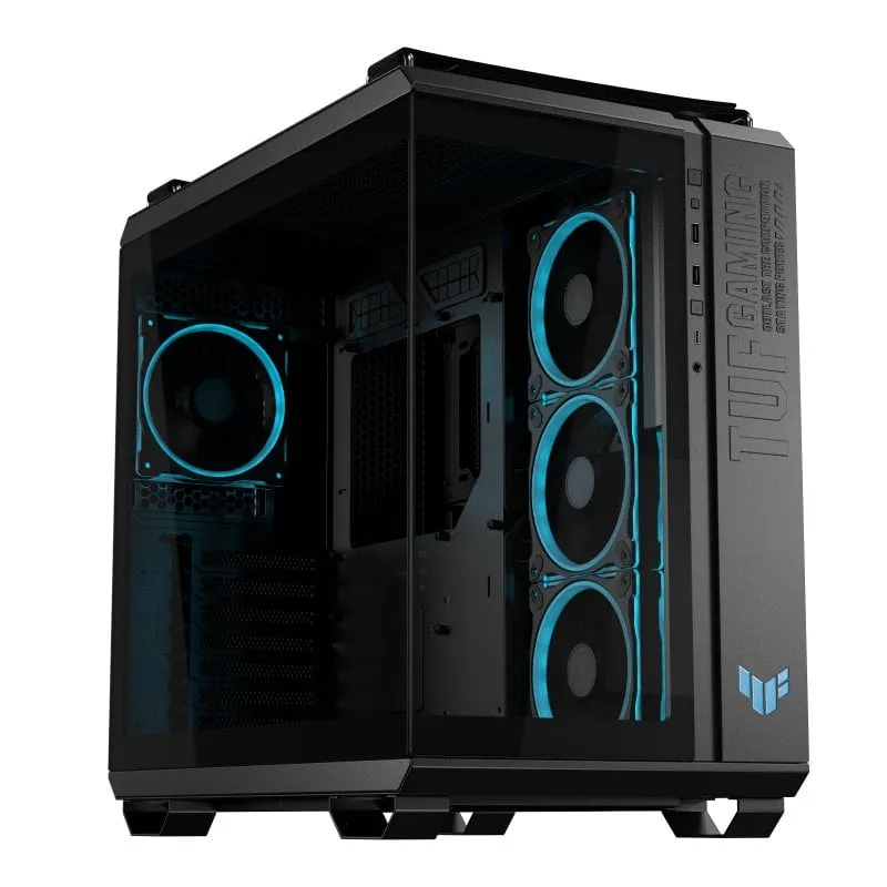 ASUS TUF GAMING GT502 HORIZON TG ARGB Mid Tower ATX Doppio Vetro Temperato USB-C Nero