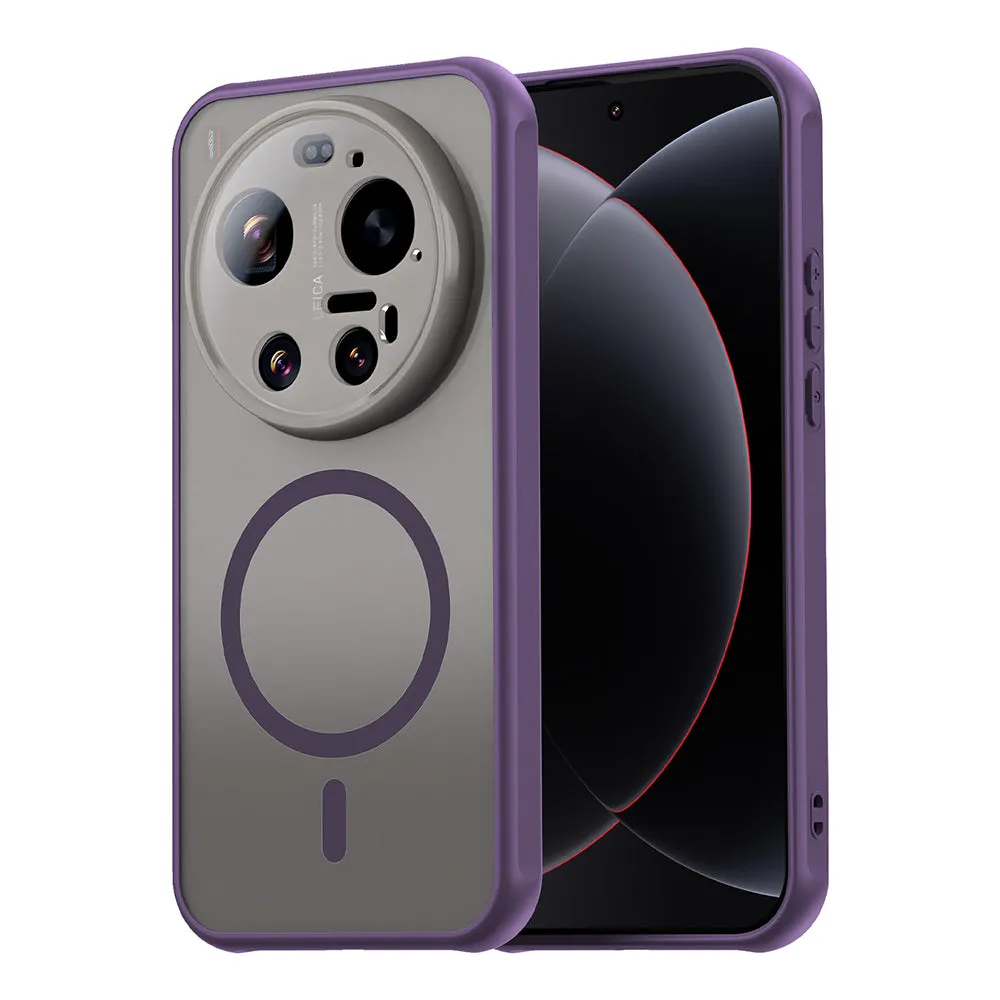 Custodia MagSafe per Xiaomi 17 Ultra, Techsuit, HaloFrost II, Viola