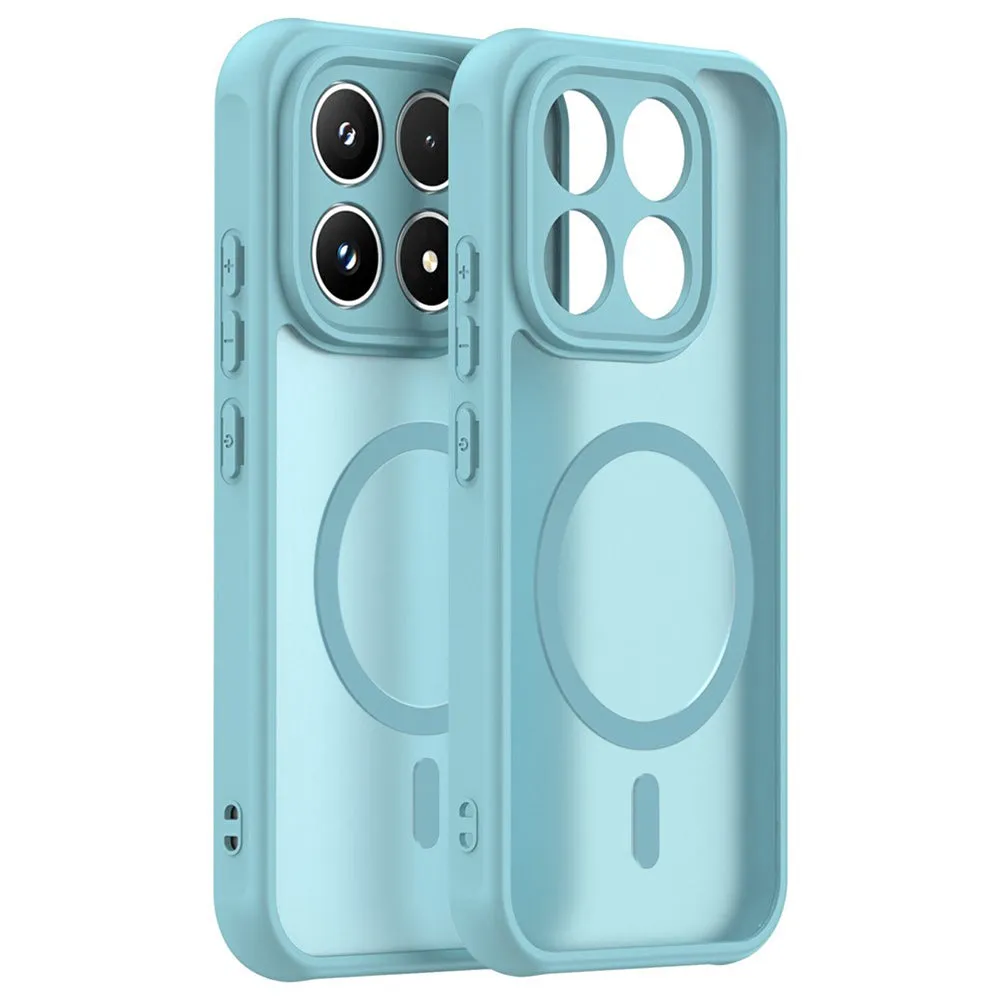 Custodia MagSafe per Xiaomi 17, Techsuit, HaloFrost II, Verde Chiaro