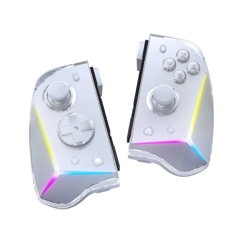 EasySMX S15 Gamepad wireless NFC RGB 1300mAh USB-C Bianco per Nintendo Switch