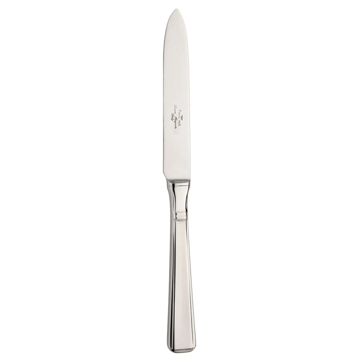 6x Pintinox Coltello da tavola manico cavo LEONARDO; 23.8 cm (L); argento; 6 pz. / Pacco