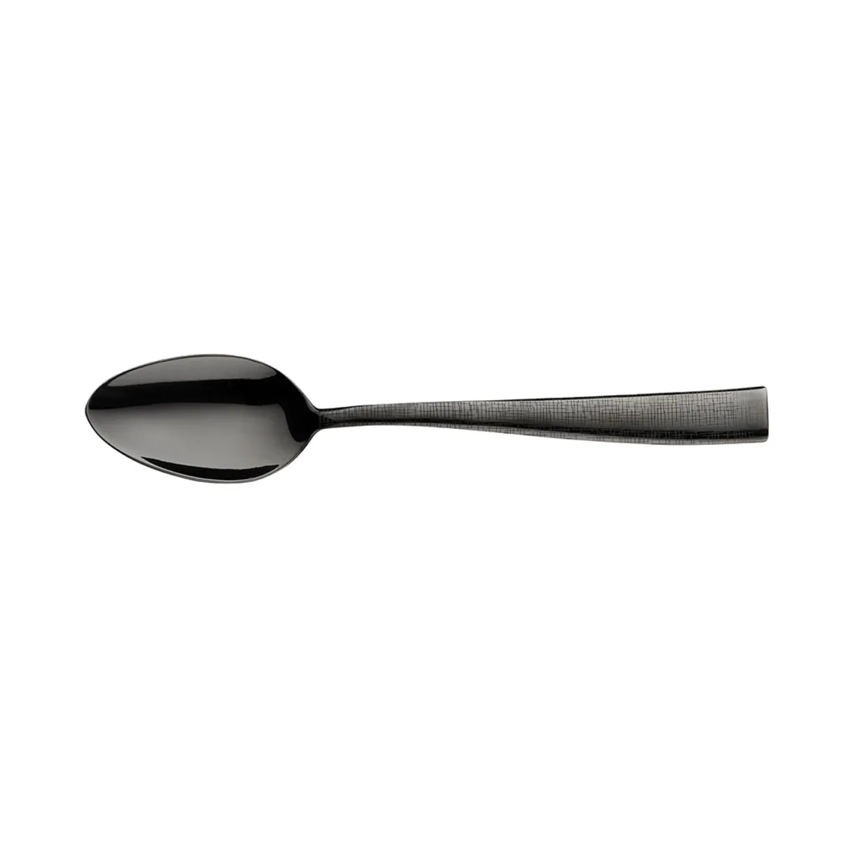 12x Pintinox Cucchiaio da dessert PALACE Treasure TXT Titan; 18.2 cm (L); antracite; 12 pz. / Pacco