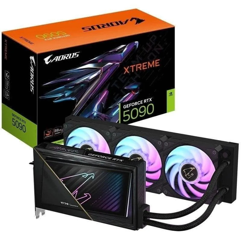 Scheda Grafica Gigabyte GeForce RTX 5090 AORUS XTREME WATERFORCE 32GB GDDR7 Reflex 2 RTX AI DLSS4