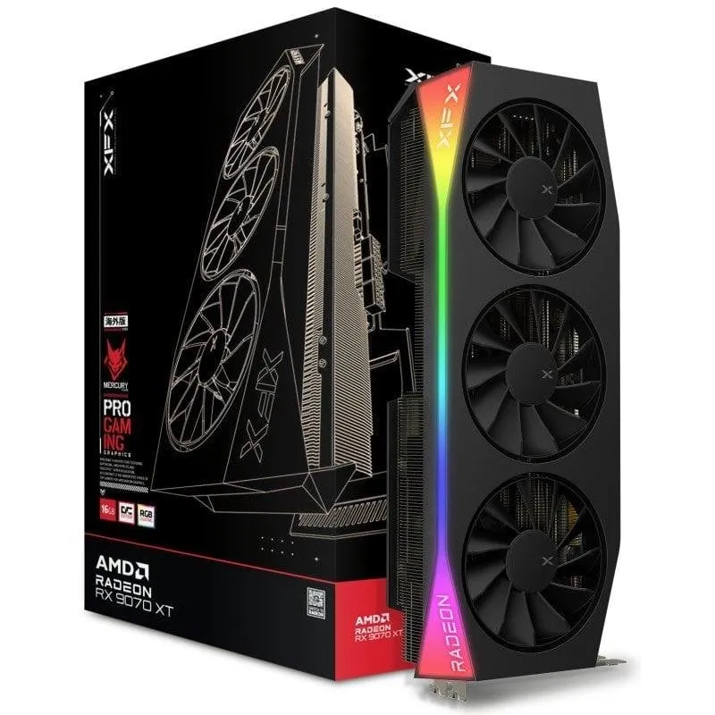Scheda Grafica XFX Radeon RX 9070 XT OC 16GB GDDR6 Triple Fan FSR 4