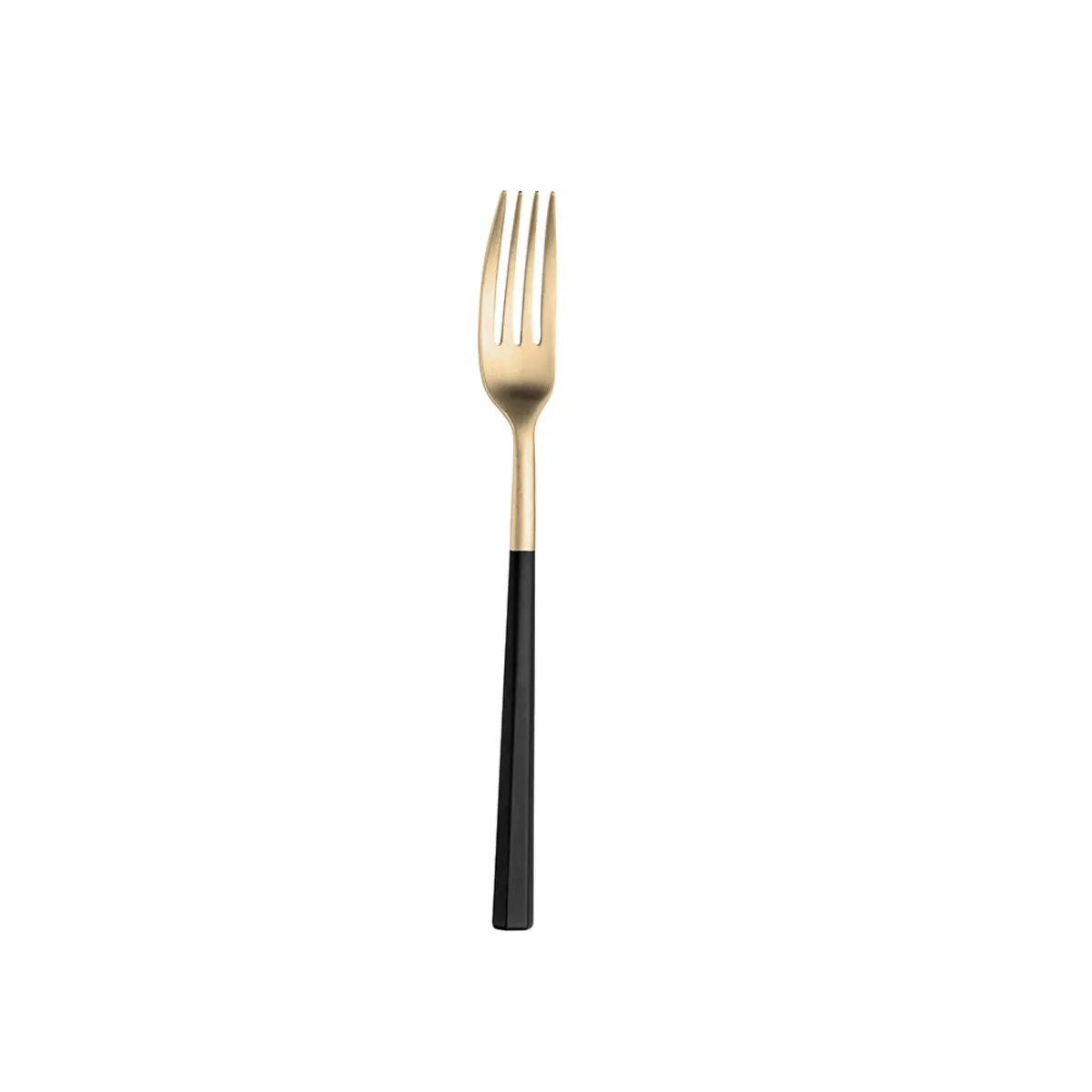 12x Pintinox Forchetta da tavola HIVE Satin Black Treasure Honey; 21 cm (L); giallo; 12 pz. / Pacco