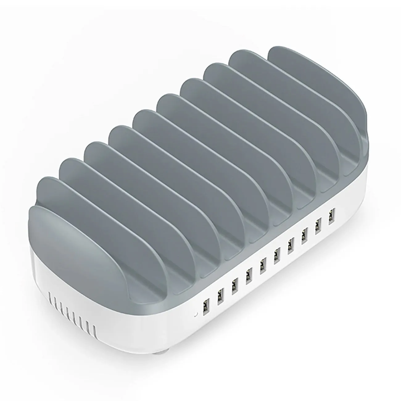 Caricabatterie Stazione Orico DUK-10P-V1, 120W, 2.4A, 10 x USB-A, Bianco