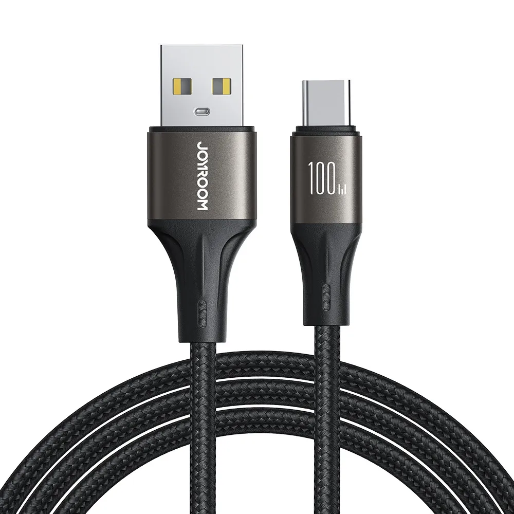 Cavo Dati e Ricarica USB-A - USB-C Joyroom S-A25 Light-Speed, 100W, 1.2m, Nero