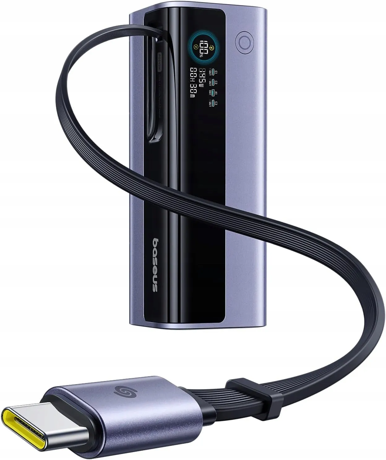 Batteria Esterna Baseus EnerGeek GR11, 20000mAh, 145W, QC + PD, 1 x USB-A - 3 x USB-C, Grigio E0027B01