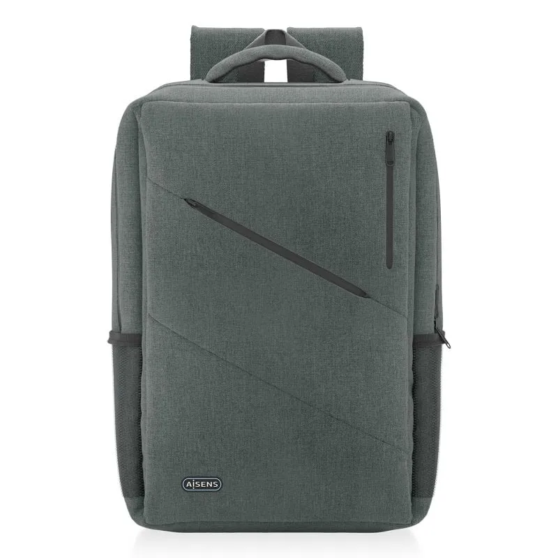 Aisens ASBG-BP085-GR Zaino urbano e da ufficio per laptop fino a 15,6" Grigio
