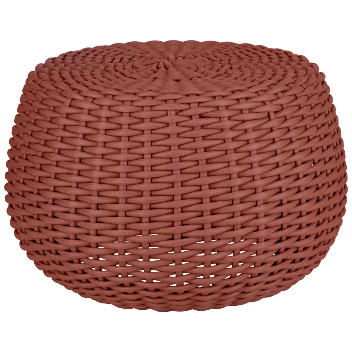 VEGA Pouf / tavolino per esterni Tavano; 60x41 cm (ØxH); terracotta mélange; cilindrica