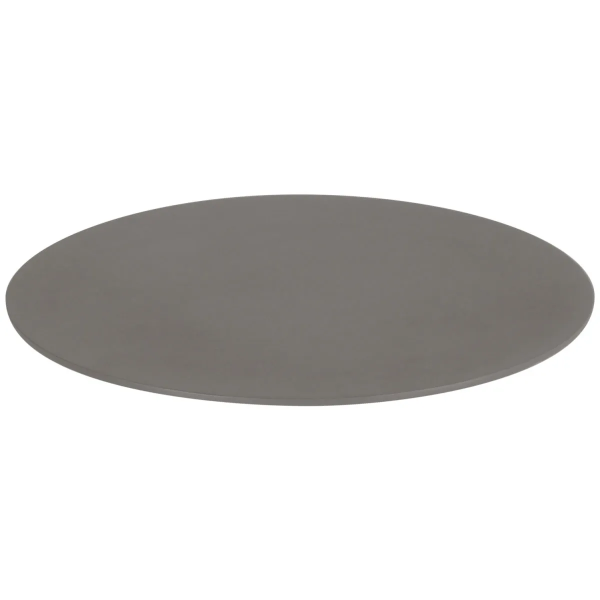 VEGA Piano tavolo Tavano; 41x0.5 cm (ØxH); tortora; rotonda