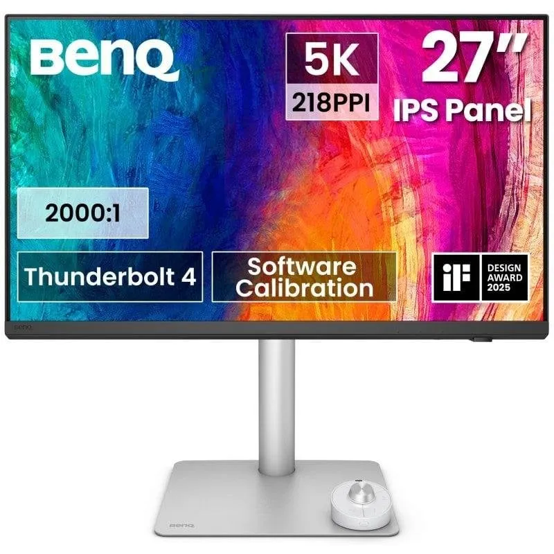 Monitor BenQ PD2730S 27" UltraHD 5K 60Hz IPS Thunderbolt 4 Ergonomico
