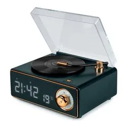 Radiosveglia EPOK Giradischi (Ricaricabile) Dark green BTTDMINIDG