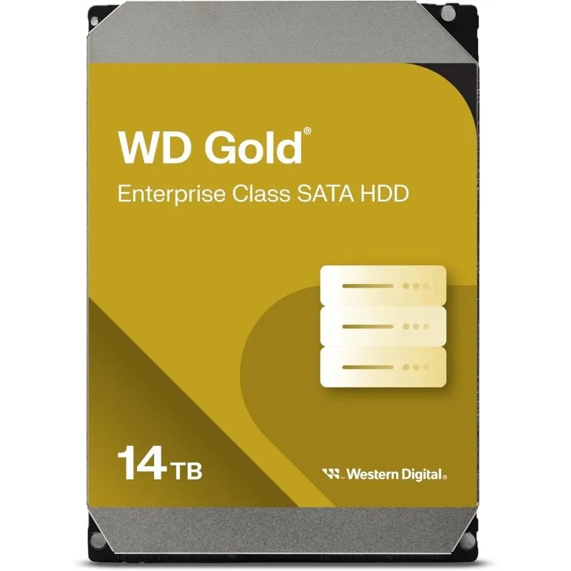 Western Digital Wd Hd3.5 Gold Di 14 TB Sata3-raid Dispositivo di archiviazione - Archiviazione ad alte prestazioni da 14 TB in modalità Sata3-raid per professionisti