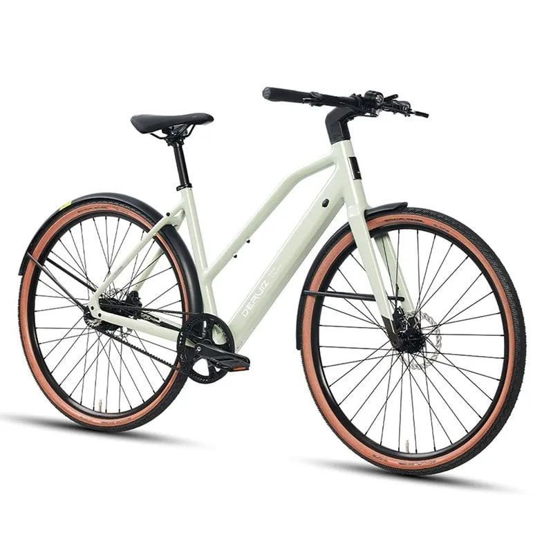 Deruiz Turmali S 2025 Bici elettrica urbana 28" 360wh E-bike Motore ruota posteriore 250w 35nm Verde
