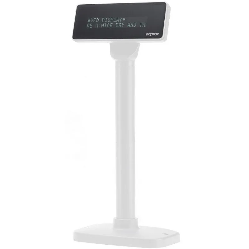 Circa appVFD01WH Display POS USB a 2 righe bianco