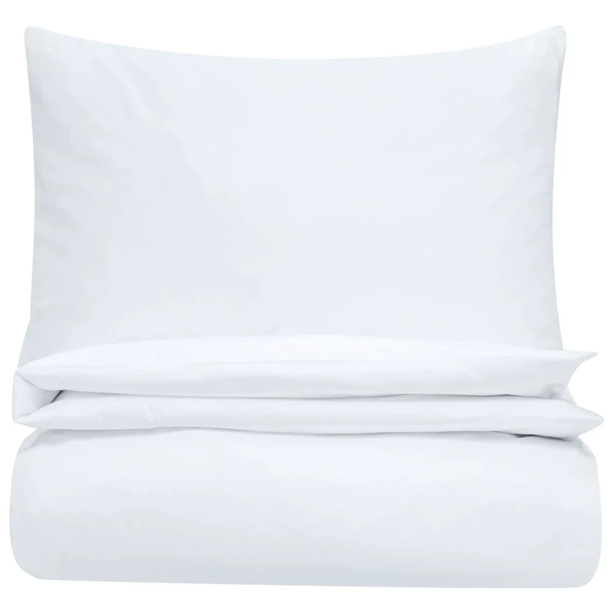 ERWIN M. Set copripiumino e federa Scalea; 140x200 cm (LxL), 70x90 cm (LxL); bianco