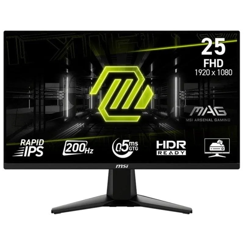 Monitor MSI MAG 255F E20 24.5" FullHD 200Hz Rapid IPS 0.5ms HDR