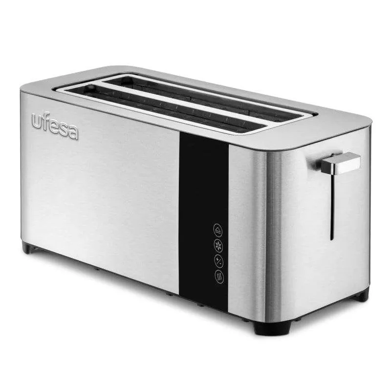 Tostapane Ufesa Duo Plus Delux 2 fessure lunghe e larghe 7 livelli acciaio inox