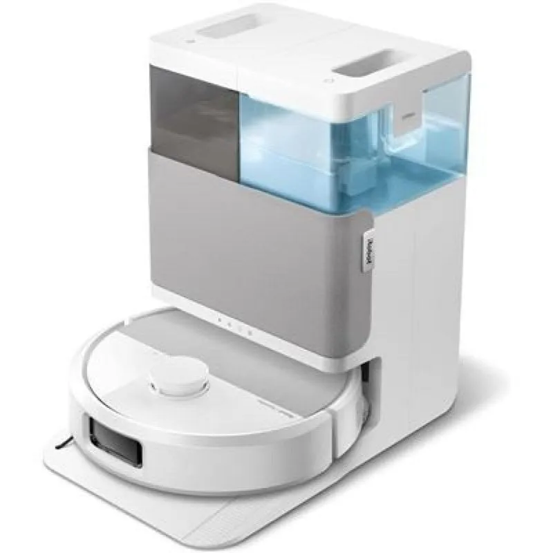 iRobot Roomba Plus 505 Combo Robot Aspirapolvere con Base AutoWash, Multifunzione e Autopulente, Bianco