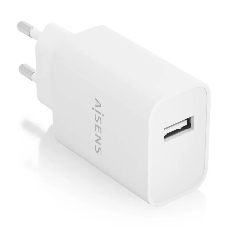 Caricabatterie USB Aisens A110-0853 10W alta efficienza 5V/2A bianco