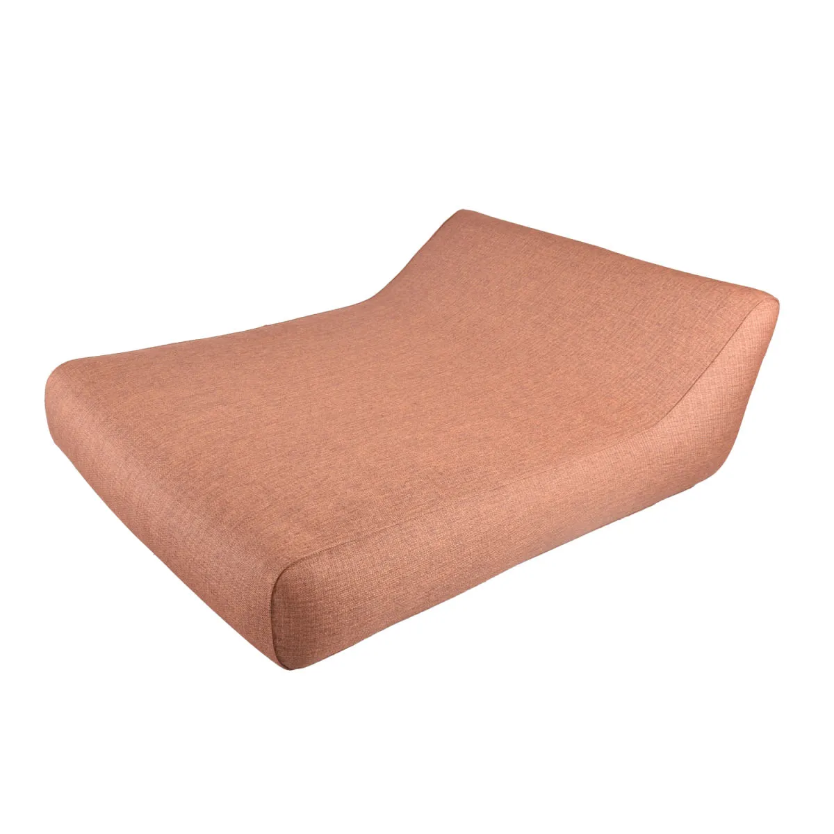 Barths Lettino gonfiabile doppio Vivero con schienale alto; 180x140x62 cm (LxLxH); terracotta