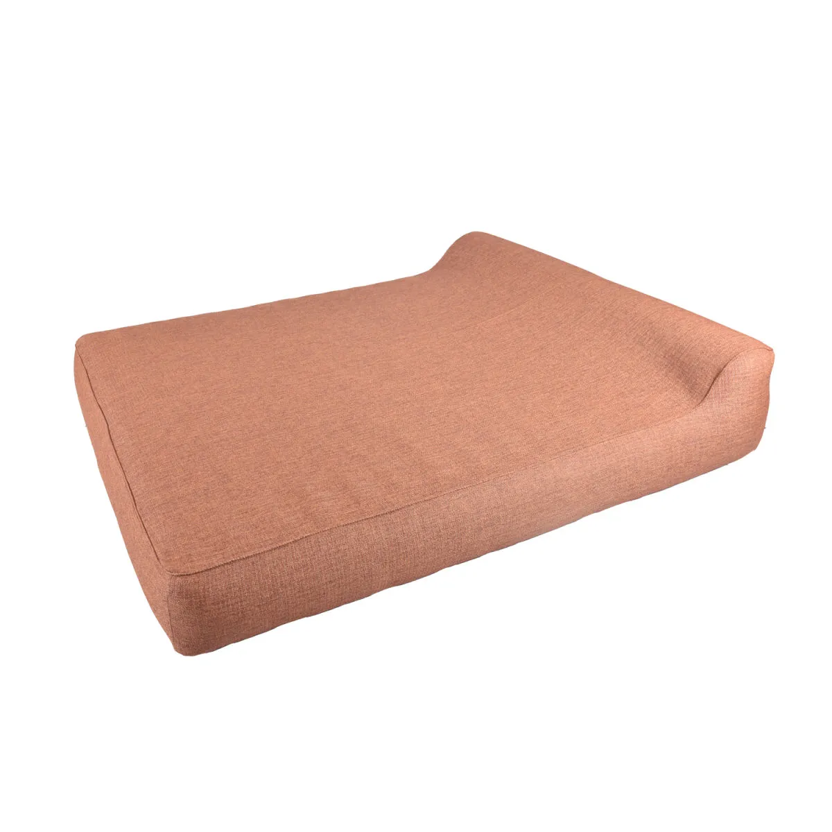 Barths Lettino gonfiabile doppio Alcudia con schienale basso; 195x160x42 cm (LxLxH); terracotta