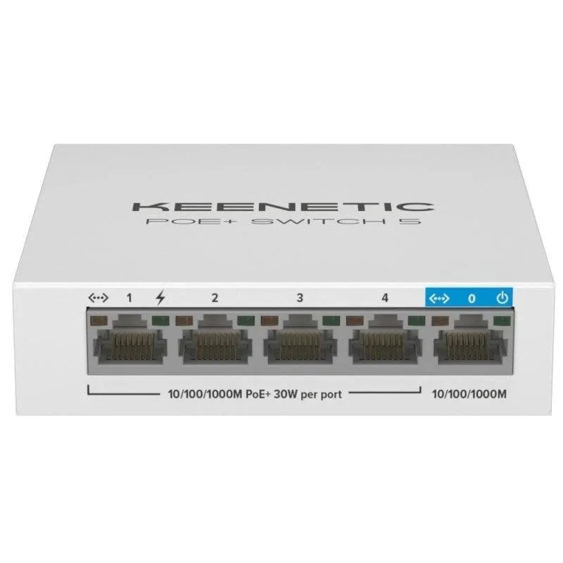 Switch Keenetic PoE+ 5 Porte Gigabit 4 PoE+ 60W