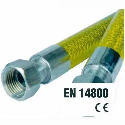 Tubo gas GPL, Metano flessibile certificato (200 cm) (1/2"MF) VALGAS0028MF