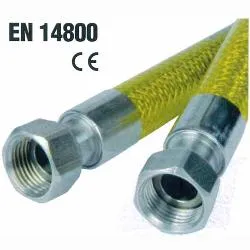 Tubo gas GPL, Metano flessibile certificato (150 cm) (1/2"FF) VALGAS0022FF