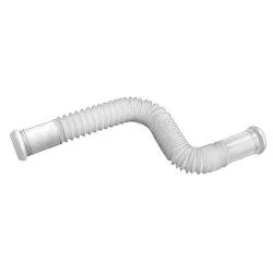 Canotto idraulico flessibile estensibile (40-80cm) ( Non filettato ) Bianco P0769
