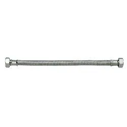 Attacchino idraulico flessibile (12x400mm) (3/8"FF) Inox H0226G40