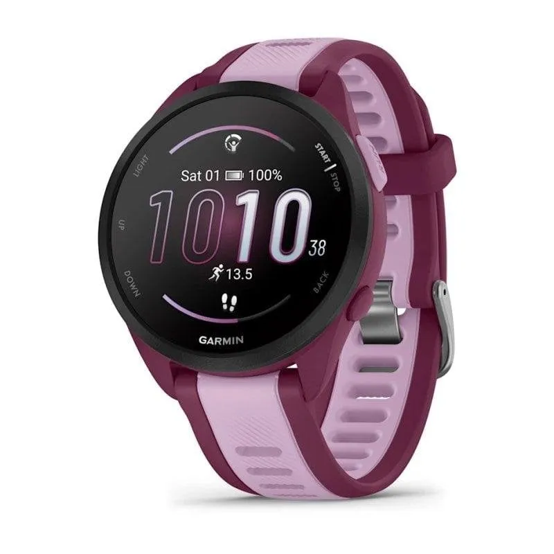 Garmin Forerunner 165 Music GPS Bluetooth 43mm AMOLED Viola Resistenza Acqua 5ATM SpO2 Cardio Sonno
