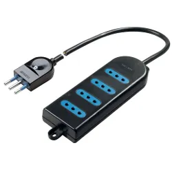 Multipresa tavolo 4P 10A Nero PP0387 2
