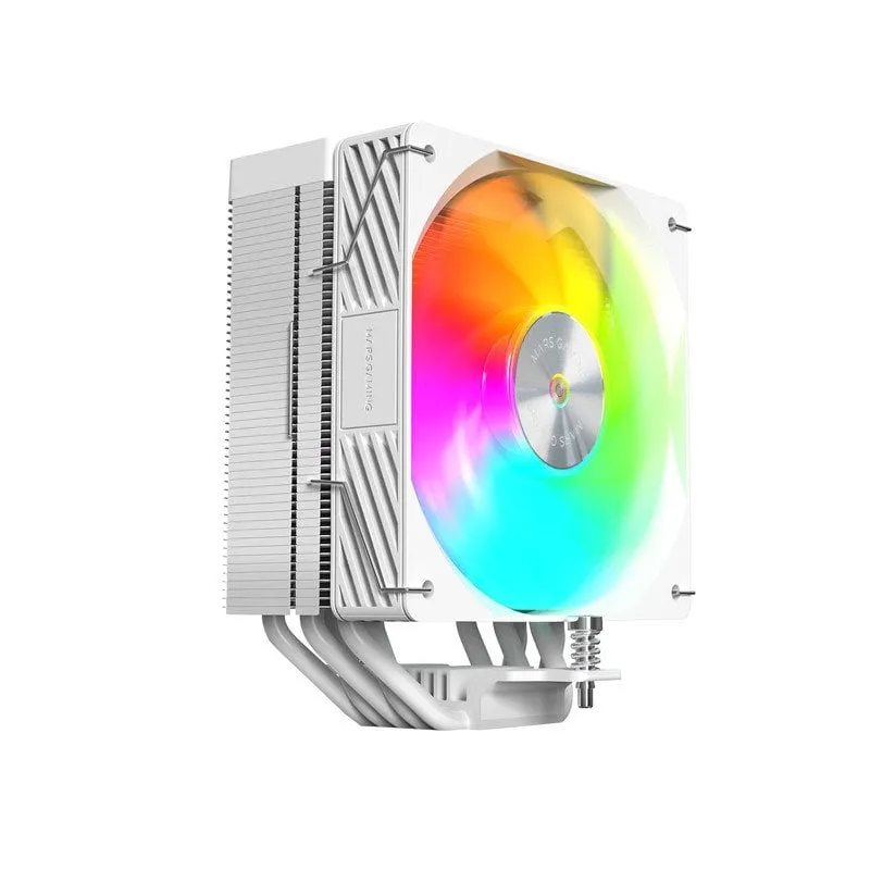 Mars Gaming Mcpu-x5argb CPU Cooler 280w Tdp 5x Heatpipes Hct Pwm Fan Sì Argb 120mm Bianco