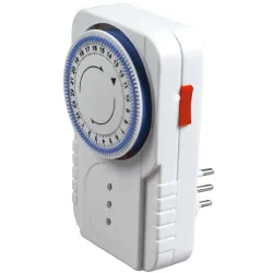 Presa programmabile timer giornaliero ( 2P+T 10A (std italiano) ) Bianco PP1407